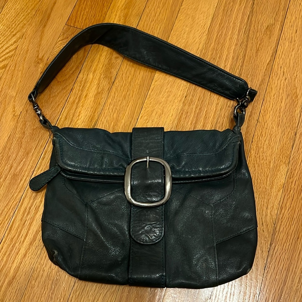 Latico Leathers Teal Shoulder Bag